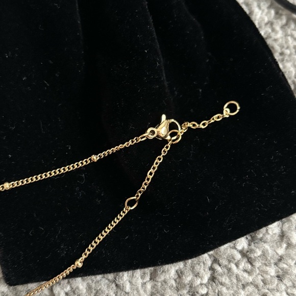 3/$25 Gold Small Beaded Chain Necklace - Picture 2 of 4